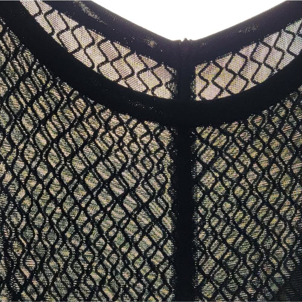 VINTAGE Alaรฏa Alaia Paris Black Fit and Flare Knit Dress, Sz 40FR / US 8 - Picture 13 of 16